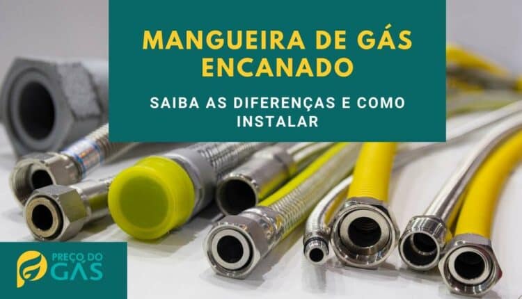 Mangueira de gás encanado
