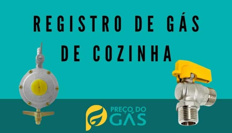 Registro de gás de cozinha