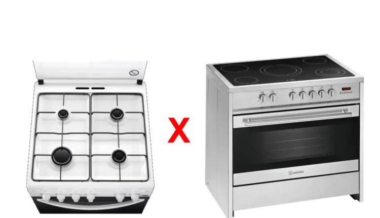 Fogão elétrico ou a gás