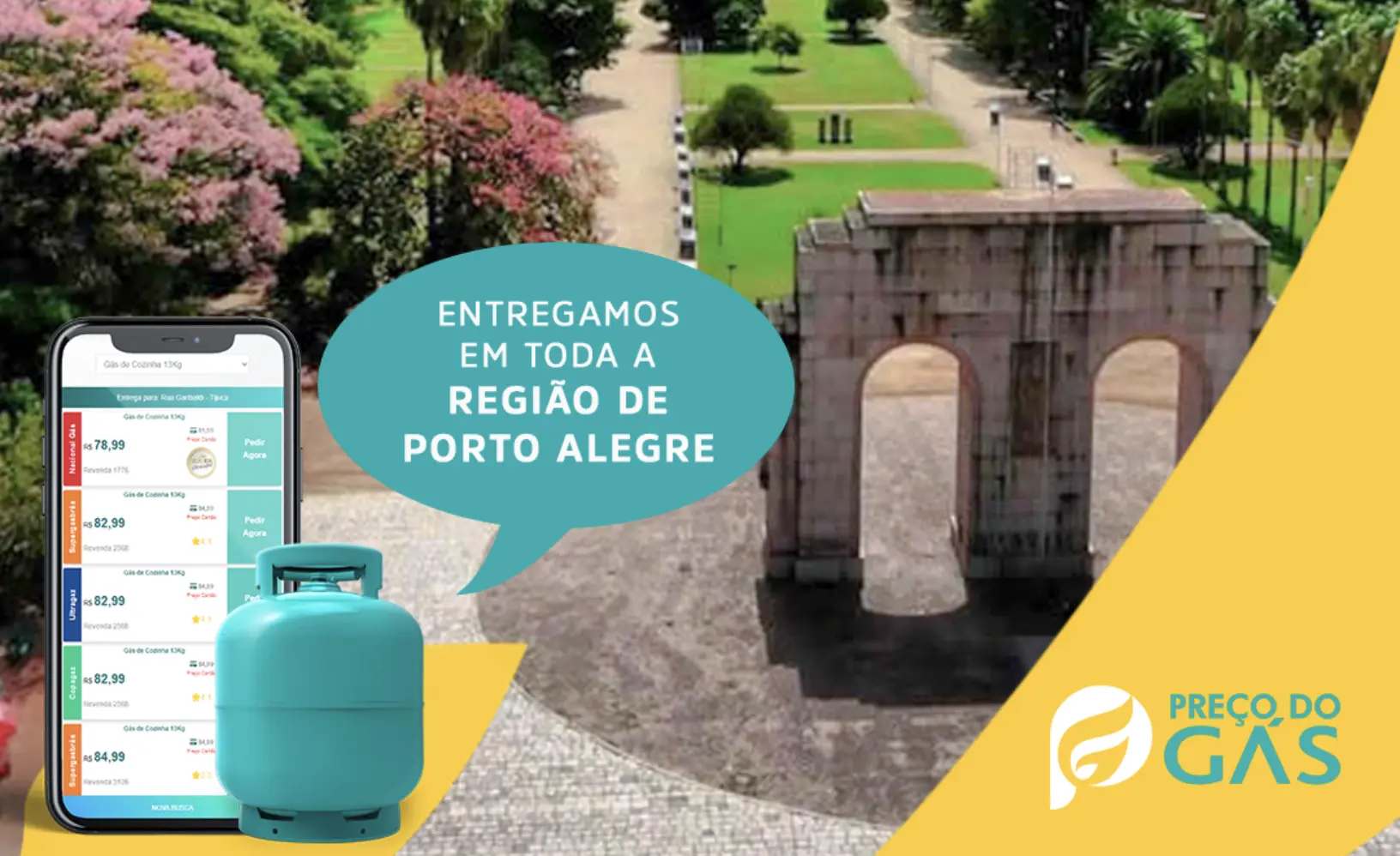 gás em Porto Alegre mais barato