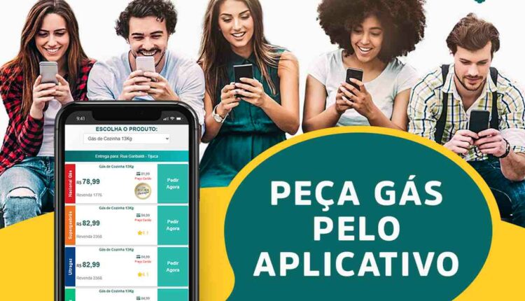 Como comprar gás pelo aplicativo