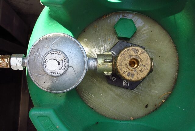 registro de gás de cozinha