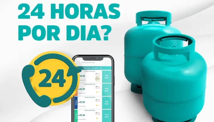 Aplicativo de gás 24 horas