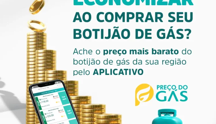 botijão de gás em promoção