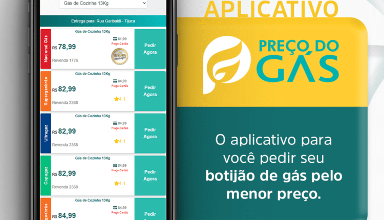 Compre gás de cozinha sem sair de casa e economize tempo: Aplicativo Preço do Gás