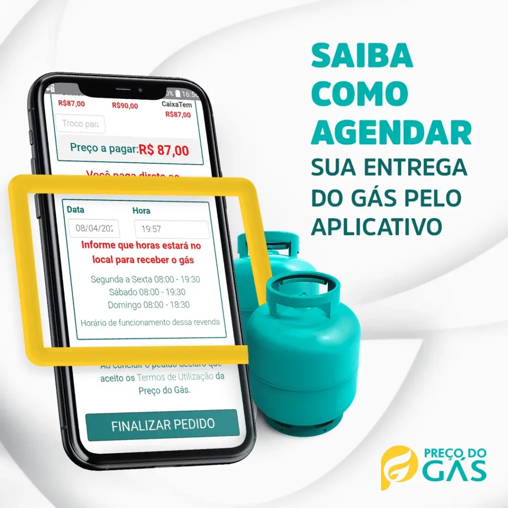 Como Agendar A Entrega Do Botijão De Gás Pelo Aplicativo 