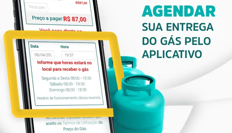 Como Agendar a Entrega do Botijão de Gás pelo Aplicativo Preço do Gás