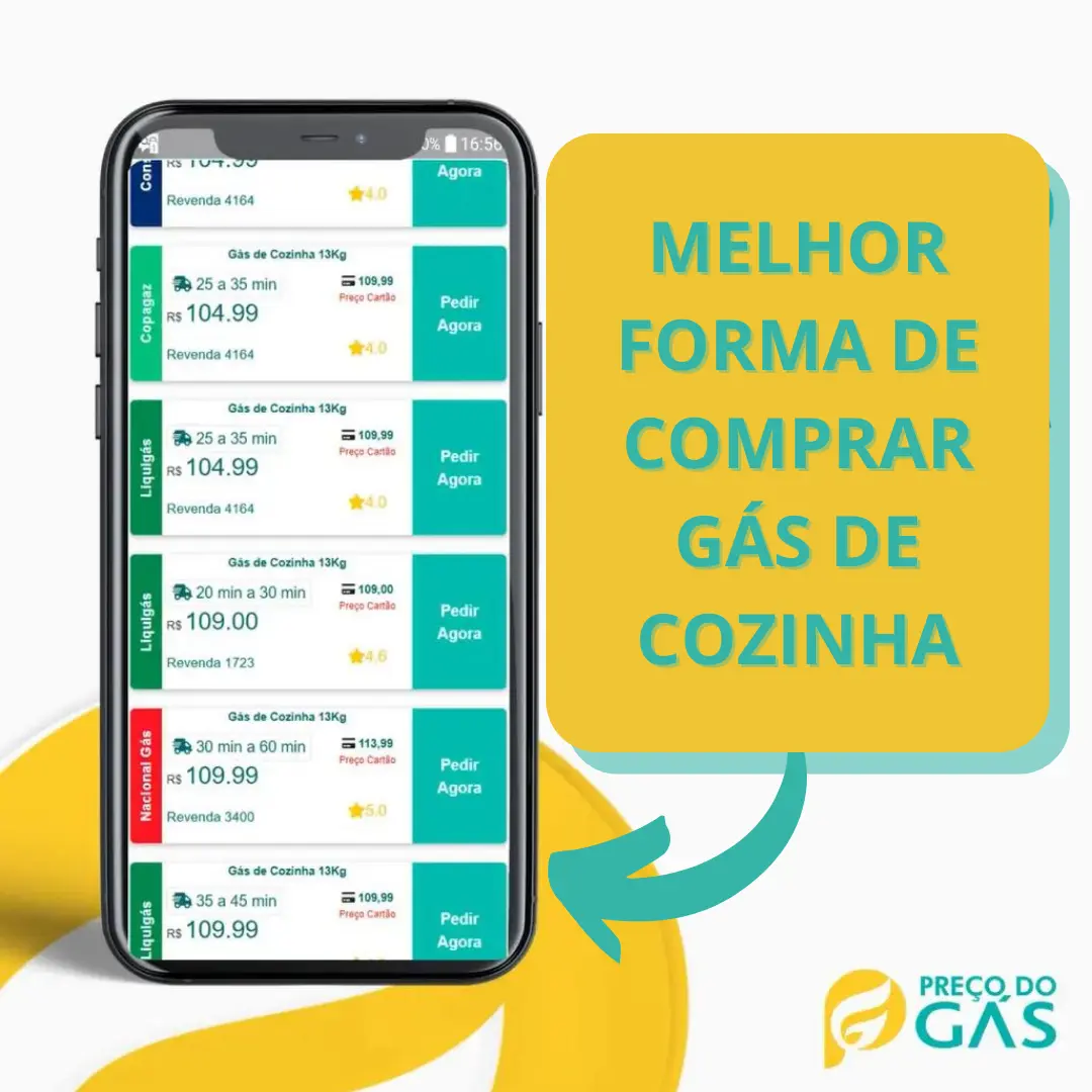 Melhor Forma de Comprar Gás em Padroeira, São Paulo O Aplicativo Preço do Gás