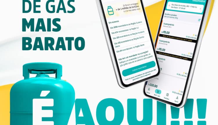 Aplicativo de Gás Mais Barato