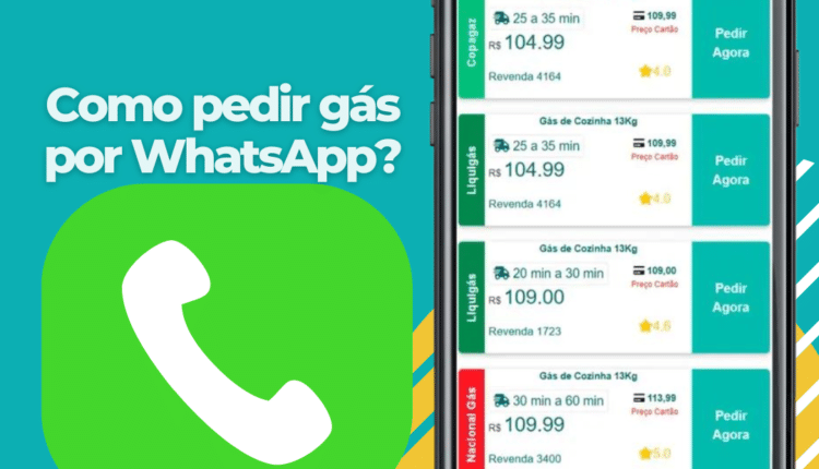 Como pedir gás por WhatsApp