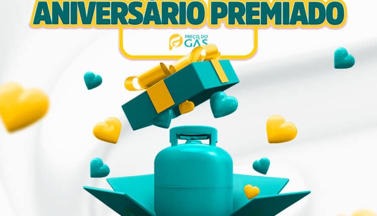 Promoção Aniversário Premiado Aplicativo Preço do Gás