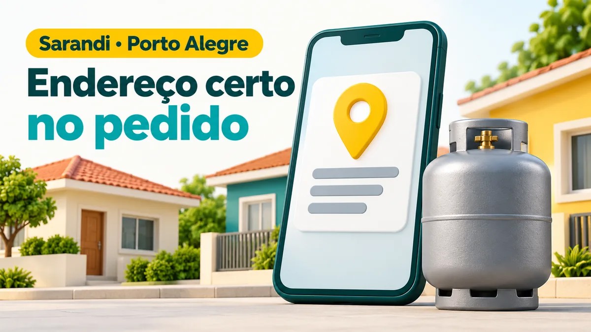 Sarandi • Porto Alegre: Endereço certo no pedido