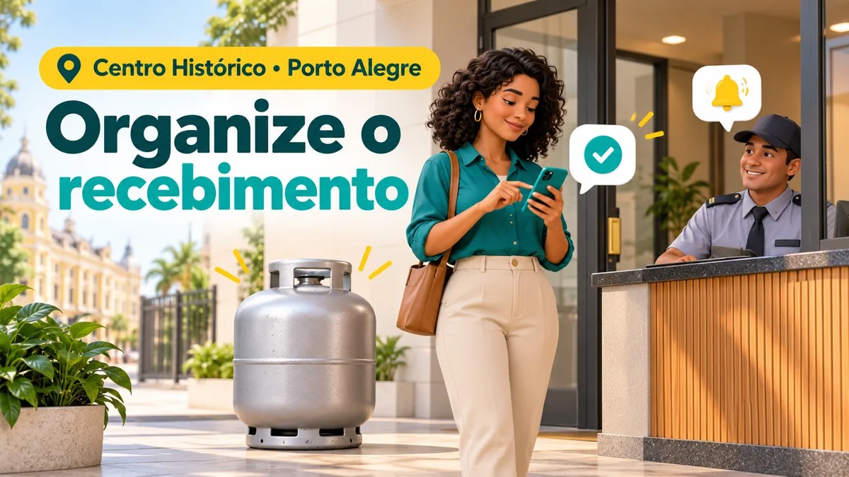 Centro Histórico • Porto Alegre: Organize o recebimento