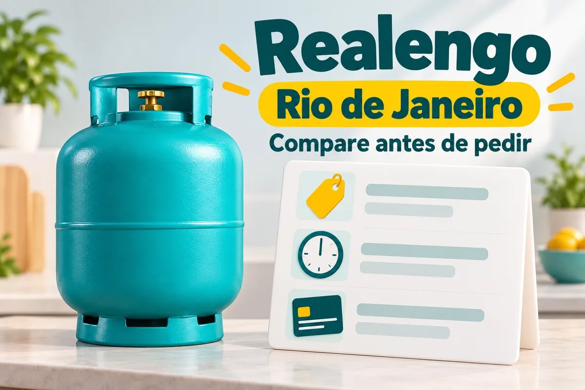 Botijão P13 e critérios para comparar ofertas em Realengo, Rio de Janeiro